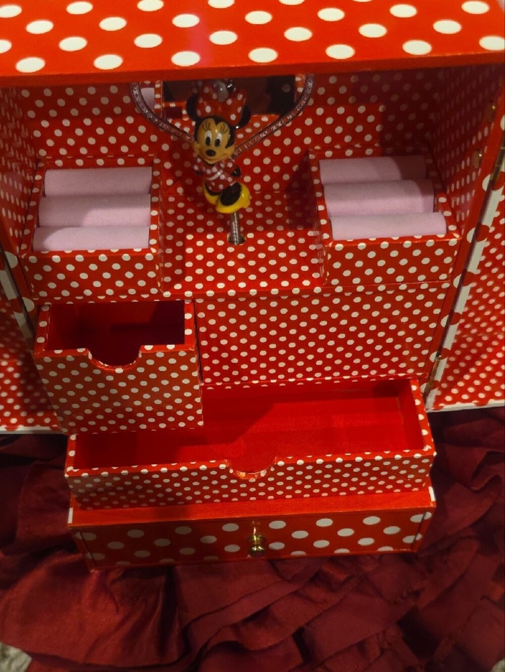Minnie Mouse Jewelry Music Box From Tokyo Disney Resort